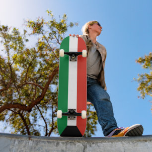 Kuwait flagga mini skateboard bräda 18,5 cm