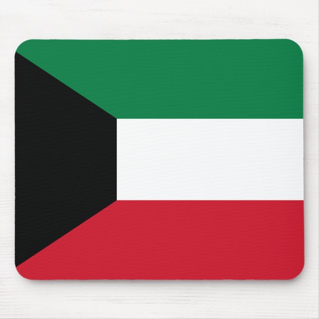 Kuwait Flagga Musmatta (Framsidan)