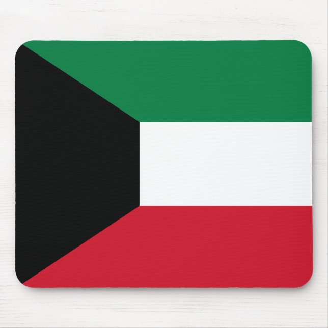 Kuwait Flagga Musmatta (Framsidan)