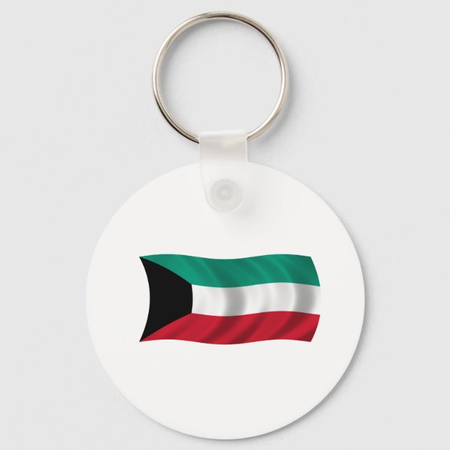 Kuwait flagga nyckelring (Framsida)