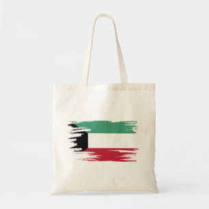 Kuwait Flagga Push Art Tygkasse