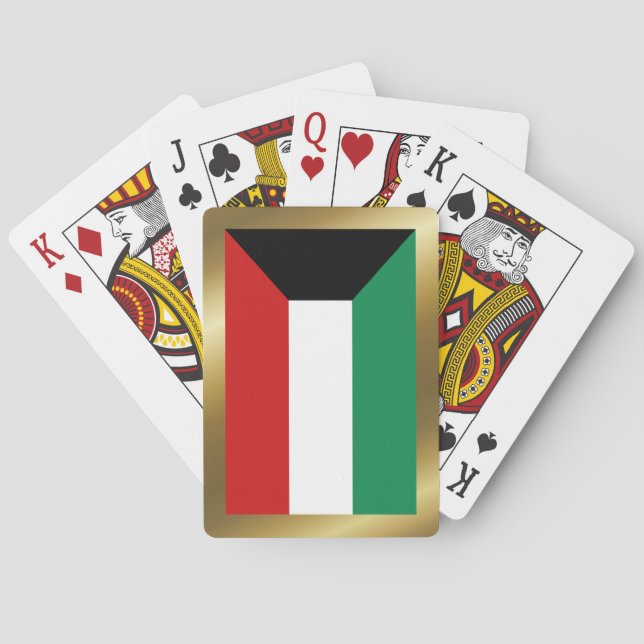 Kuwait Flagga Spelkort (Baksidan)