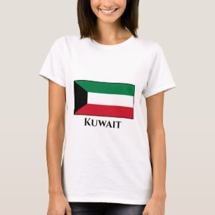 Kuwait Flagga T Shirt