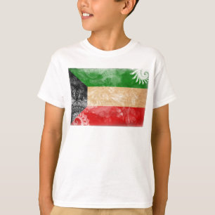 Kuwait flagga t-shirt