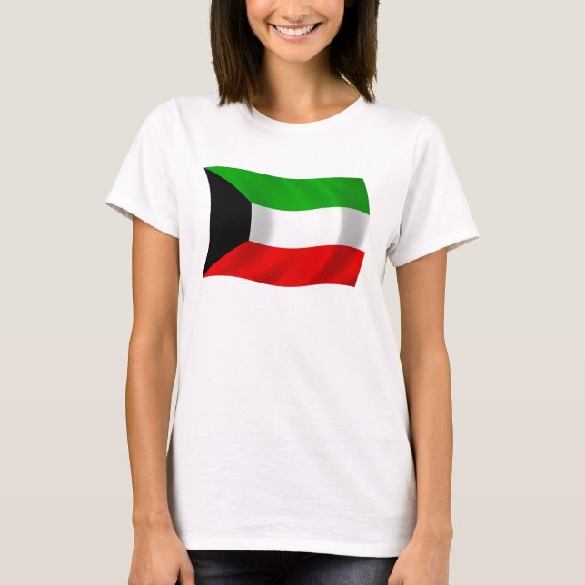 Kuwait Flagga Tröja (Framsida)