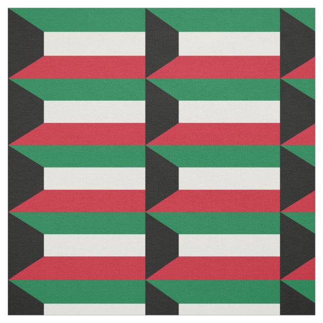 Kuwait flagga tyg (Provkarta)