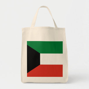 Kuwait flagga tygkasse