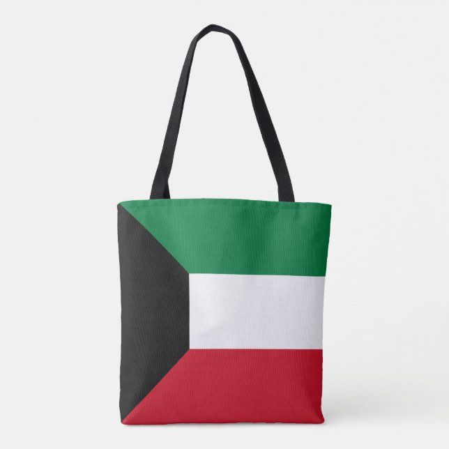Kuwait Flagga Tygkasse (Baksida)