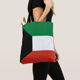 Kuwait flagga tygkasse