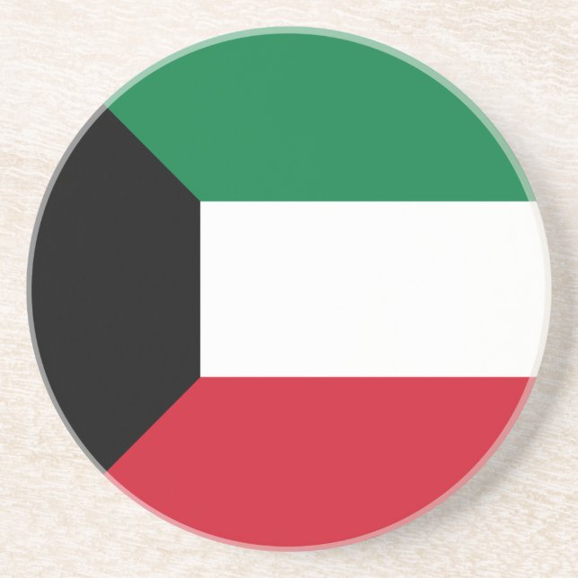 Kuwait Flagga Underlägg (Framsidan)