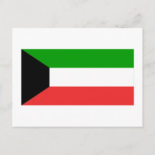 Kuwait Flagga Vykort