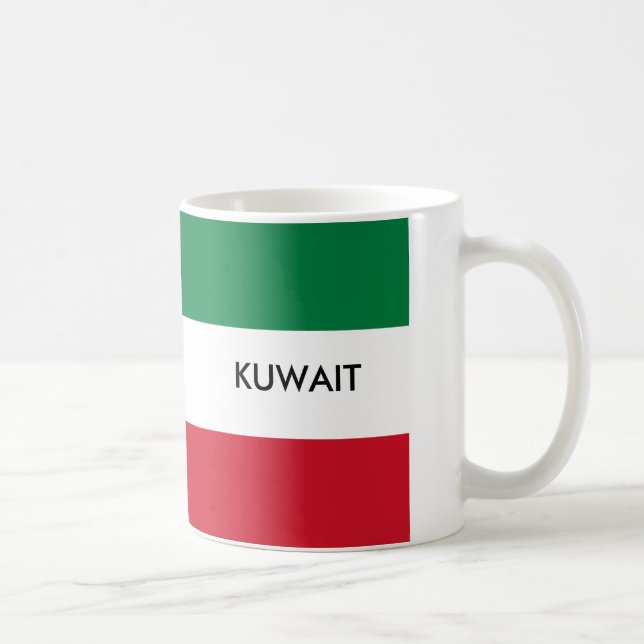 Kuwait flaggamugg kaffemugg (Höger)