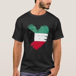 Kuwait Heart Kuwaiti Flagga Kuwaiti Pride T Shirt