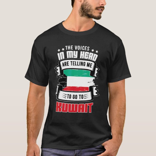 Kuwait i mitt huvud t shirt (Framsida)