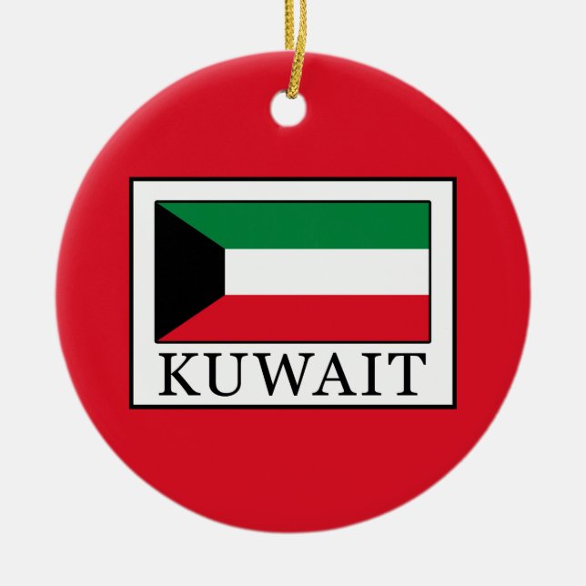 Kuwait Julgransprydnad Keramik (Framsidan)