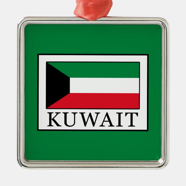 Kuwait Julgransprydnad Metall (Framsidan)