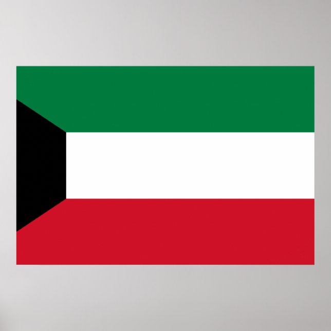 Kuwait, Kenya flagga Poster (Framsidan)