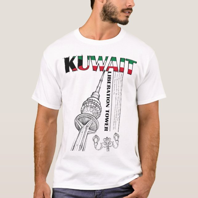 Kuwait Liberation Torn T-shirt (Framsida)