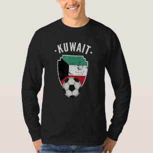 Kuwait Ocer Kuwait Flagga Football Kuwaiti Pride R T Shirt
