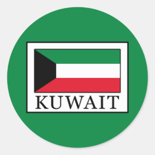 Kuwait Runt Klistermärke