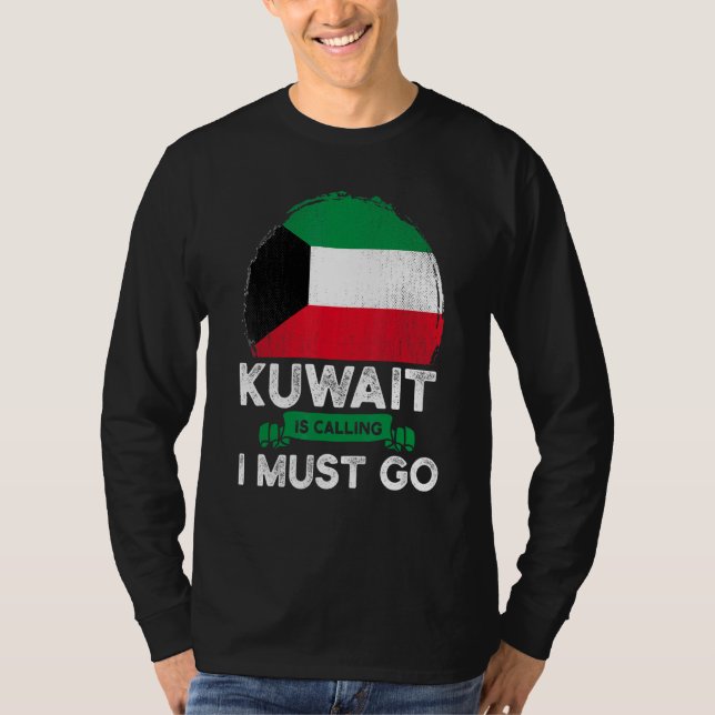 Kuwait säger att jag måste åka kuwaitiska arv t shirt (Framsida)