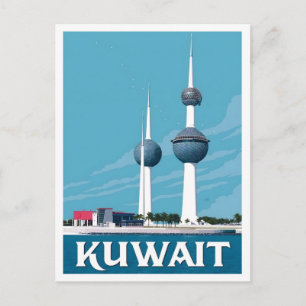 Kuwait Vintage Resor Vykort