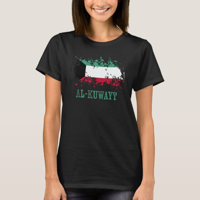 Kuwaiti enthusiasts for al Kuwayt and Kuwait T Shirt (Framsida)