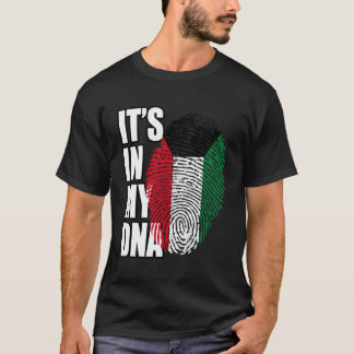 Kuwaiti Heritage Dna Flagga T Shirt