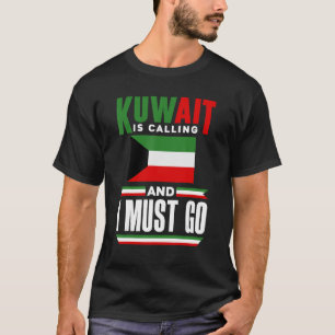 Kuwaiti Kuwait Kuwaiti Flagga Kuwait ringer och T Shirt