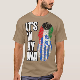 Kuwaitiska och grekiska Mix DNA Heritage Flagga T Shirt