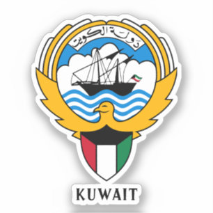 Kuwaits emblem klistermärken
