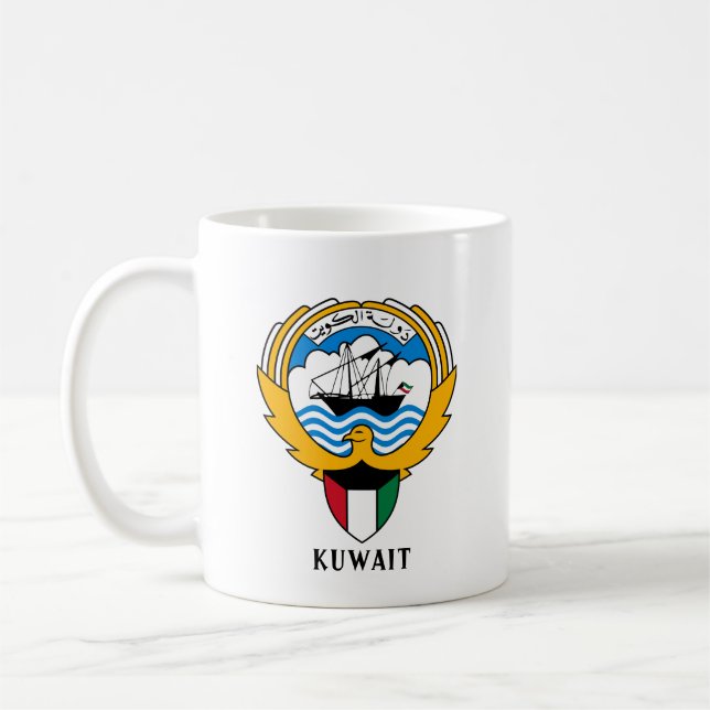 Kuweits emblem kaffemugg (Vänster)