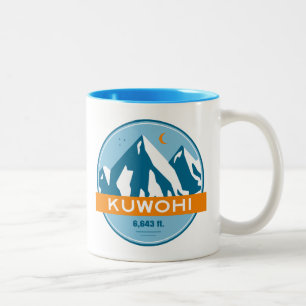 Kuwohi North Carolina Tennessee Stjärnor Måne Två-Tonad Mugg
