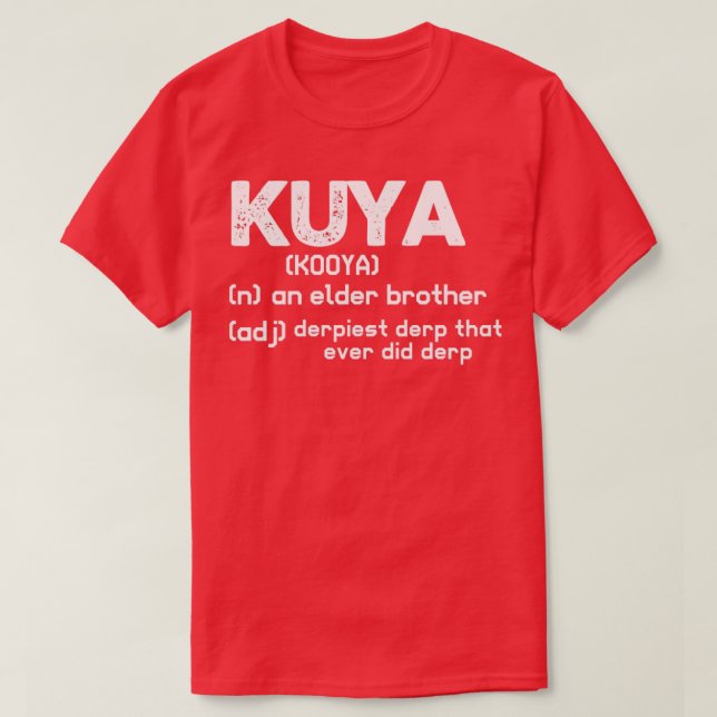 Kuya Big bror rolig T Shirt (Design framsida)