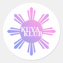 Kuya Klub Runt Klistermärke