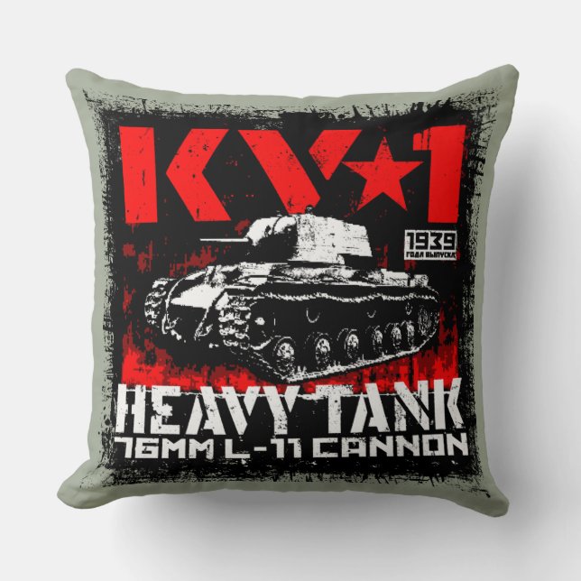KV-1 Sovjetisk tung tank Kudde (Framsida)