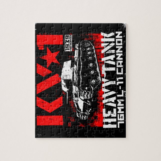 KV-1 Sovjetisk tung tank Pussel (Vertikal)