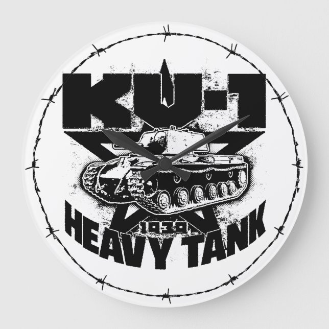 KV-1 stor lås, akrylväggslås Klocka (Framsida)