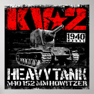 KV-2 Sovjetisk tung tank Poster