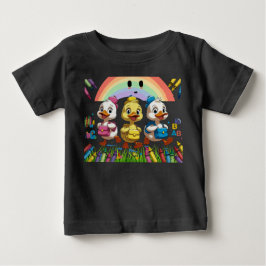 "Kvackar in på förskolan!" – Söt anka tillbaka til T Shirt