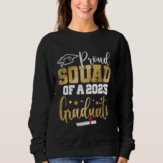 Kvadrat av en klass av 2025 Student-högre Gra T Shirt (Framsida)
