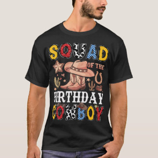 Kvadrat om födelsedagsdagen Cowboys Westerna Rodeo T Shirt