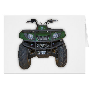kvadratcykel - atv hälsningskort