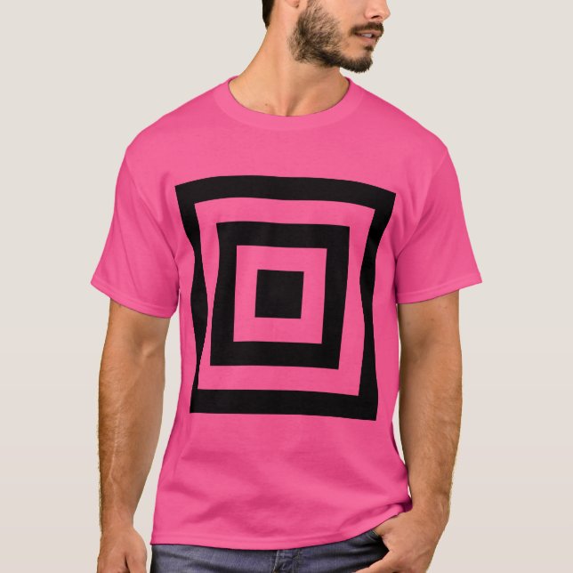 Kvadrater inom Kvadratlinjer Tee (Framsida)