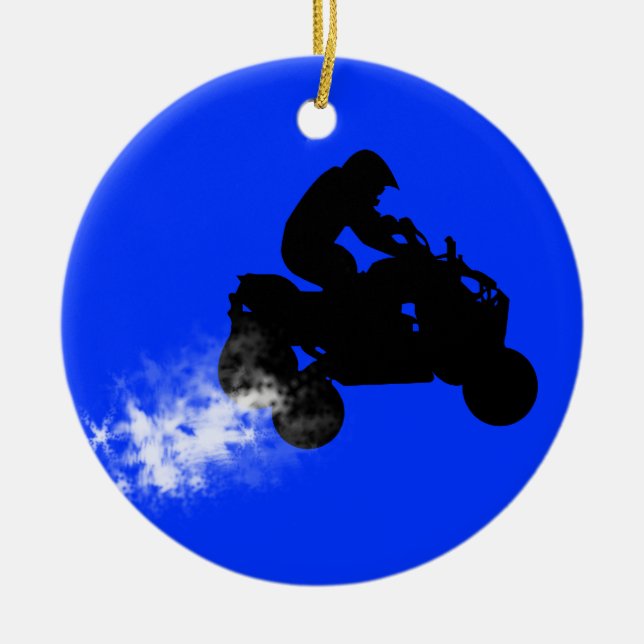 kvadrater julgransprydnad keramik (Framsidan)