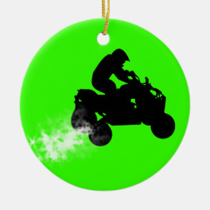 kvadrater julgransprydnad keramik