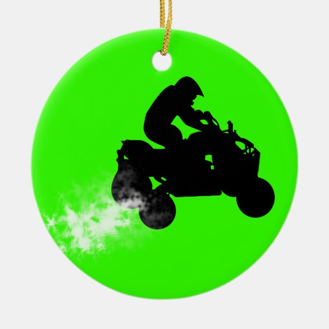 kvadrater julgransprydnad keramik (Framsidan)