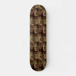 Kvadrater med runda former som simulerar överflödi mini skateboard bräda 18,5 cm