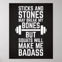 Kvadraterna kommer att göra mig till Badass Gym-ci