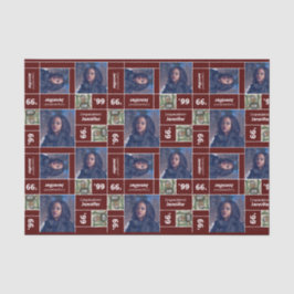 Kvadratfoto i Studenten-klass - maron